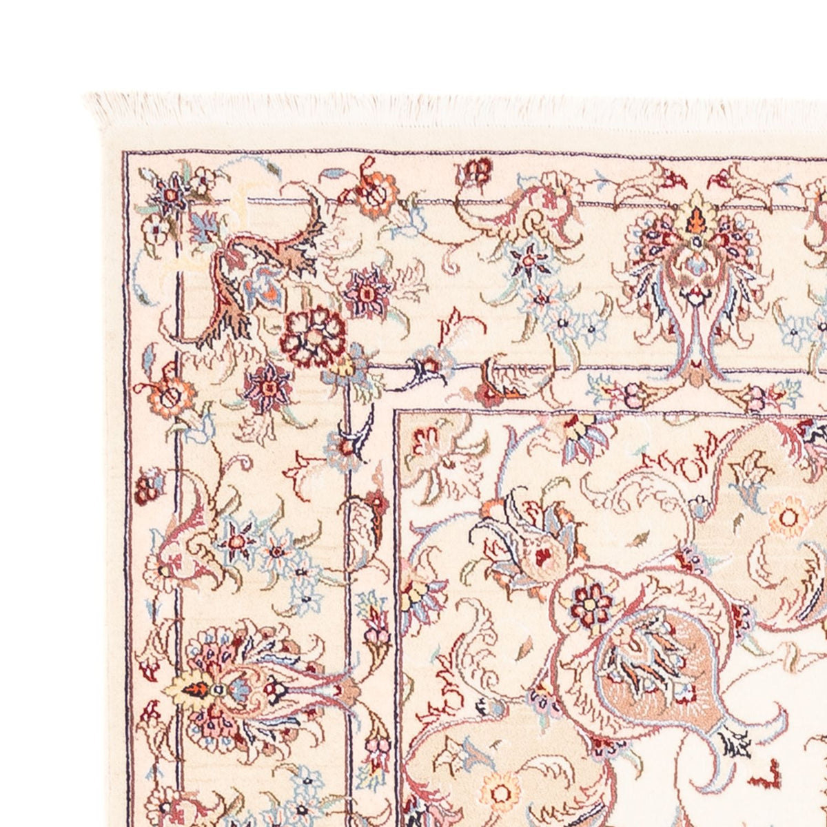 Tapis persan - Tabriz - 196 x 151 cm - crème