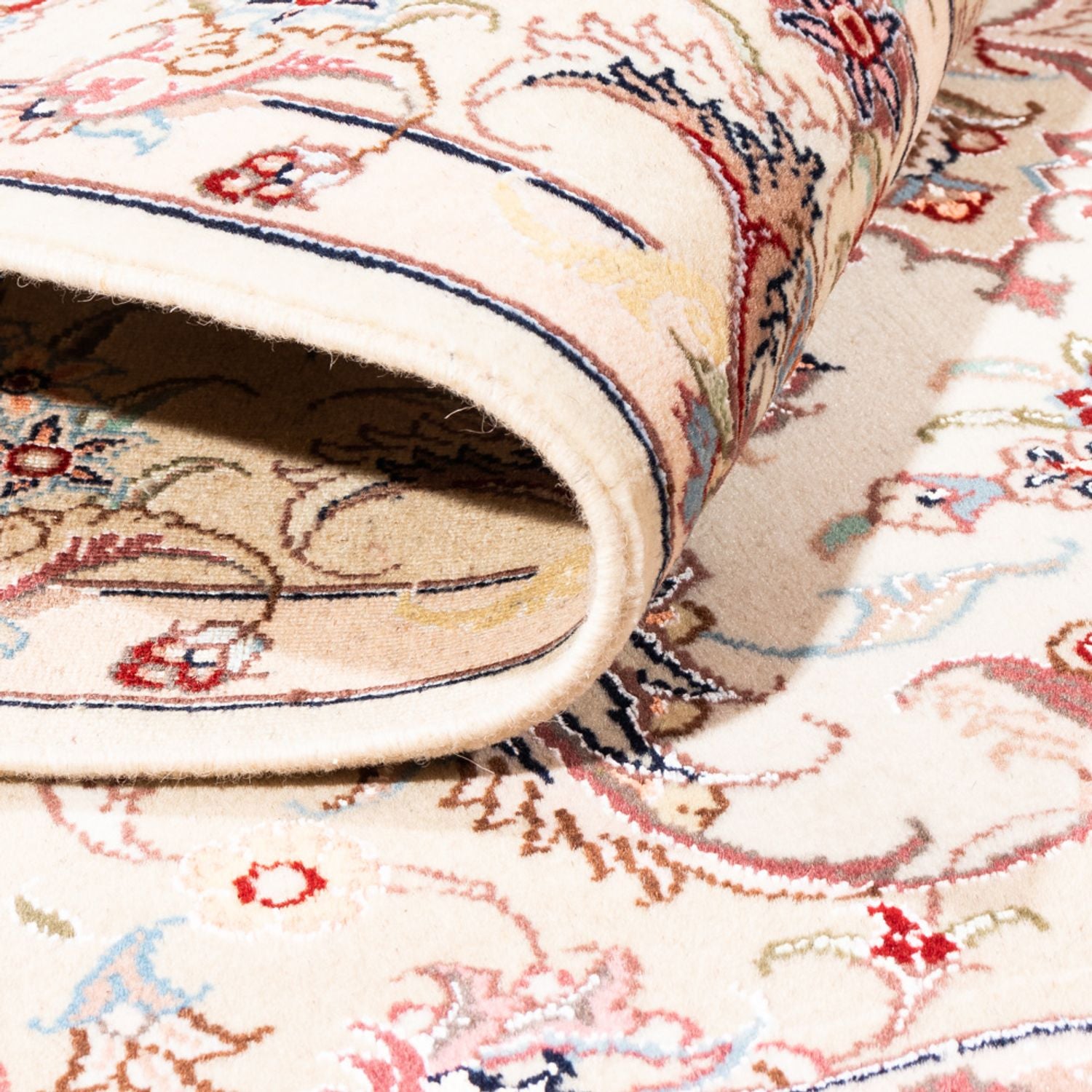 Tapis persan - Tabriz - 196 x 151 cm - crème