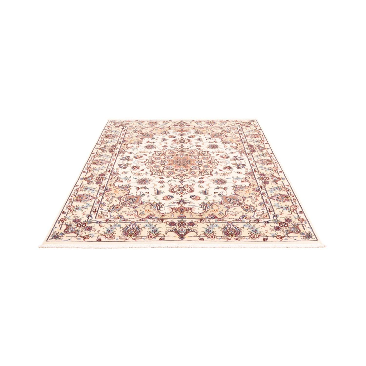 Tapis persan - Tabriz - 196 x 151 cm - crème