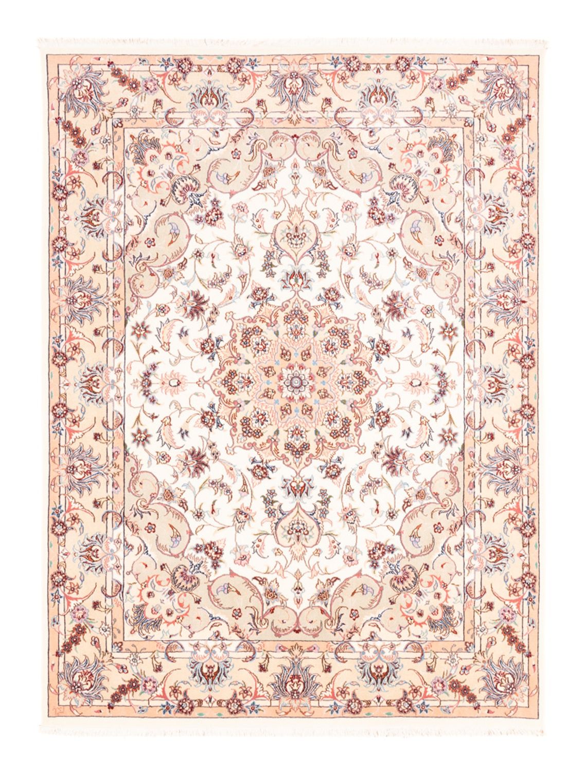 Tapis persan - Tabriz - 197 x 149 cm - crème