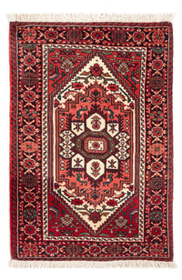 Tapis persan - Nomadic - 86 x 60 cm - rouge