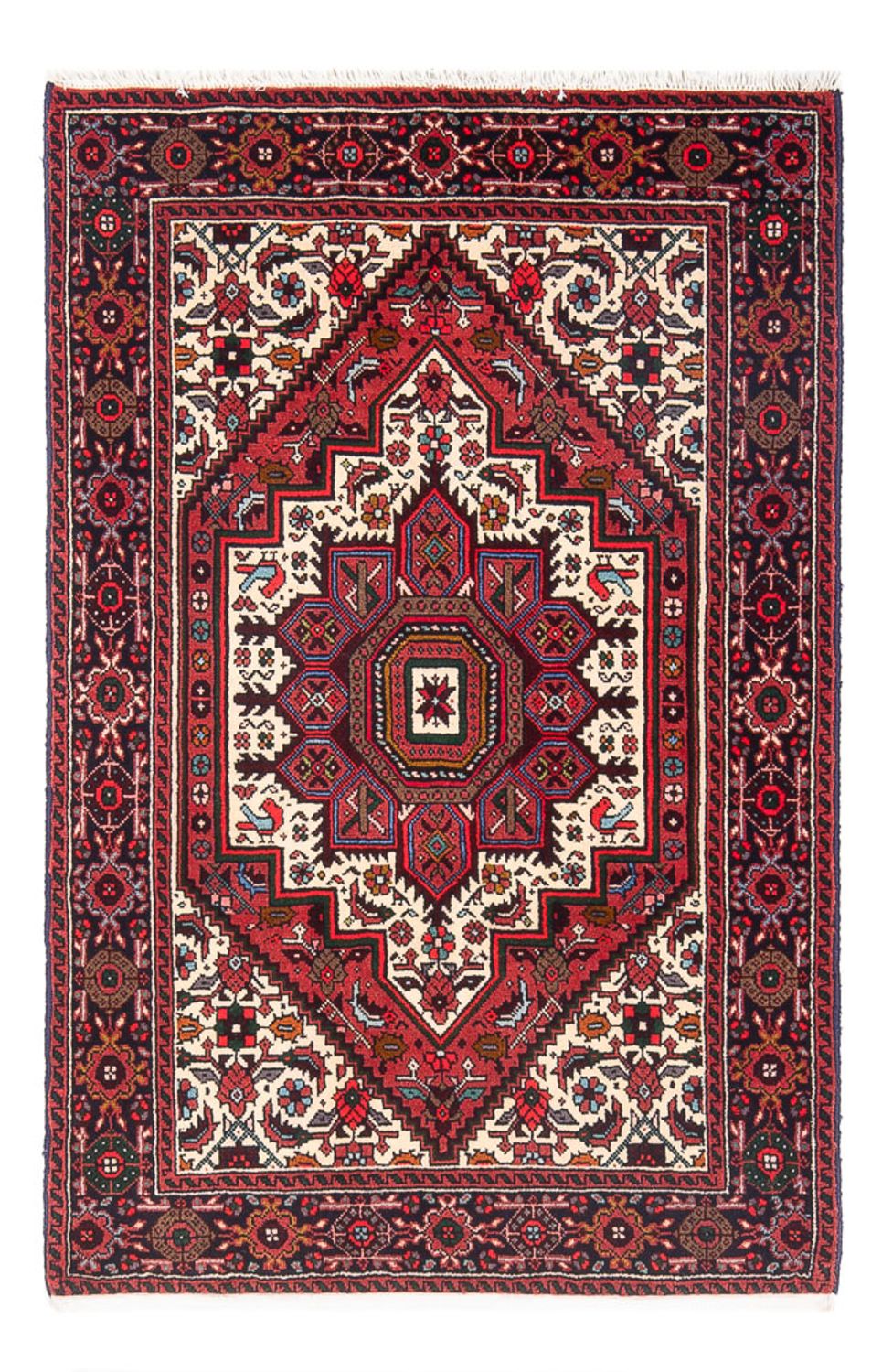 Tapis persan - Nomadic - 120 x 81 cm - rouge