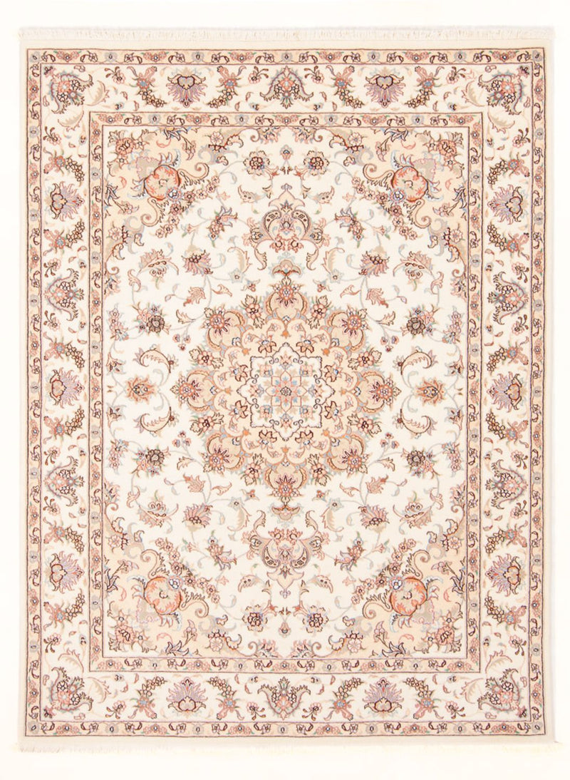 Tapis persan - Tabriz - Royal - 203 x 148 cm - crème
