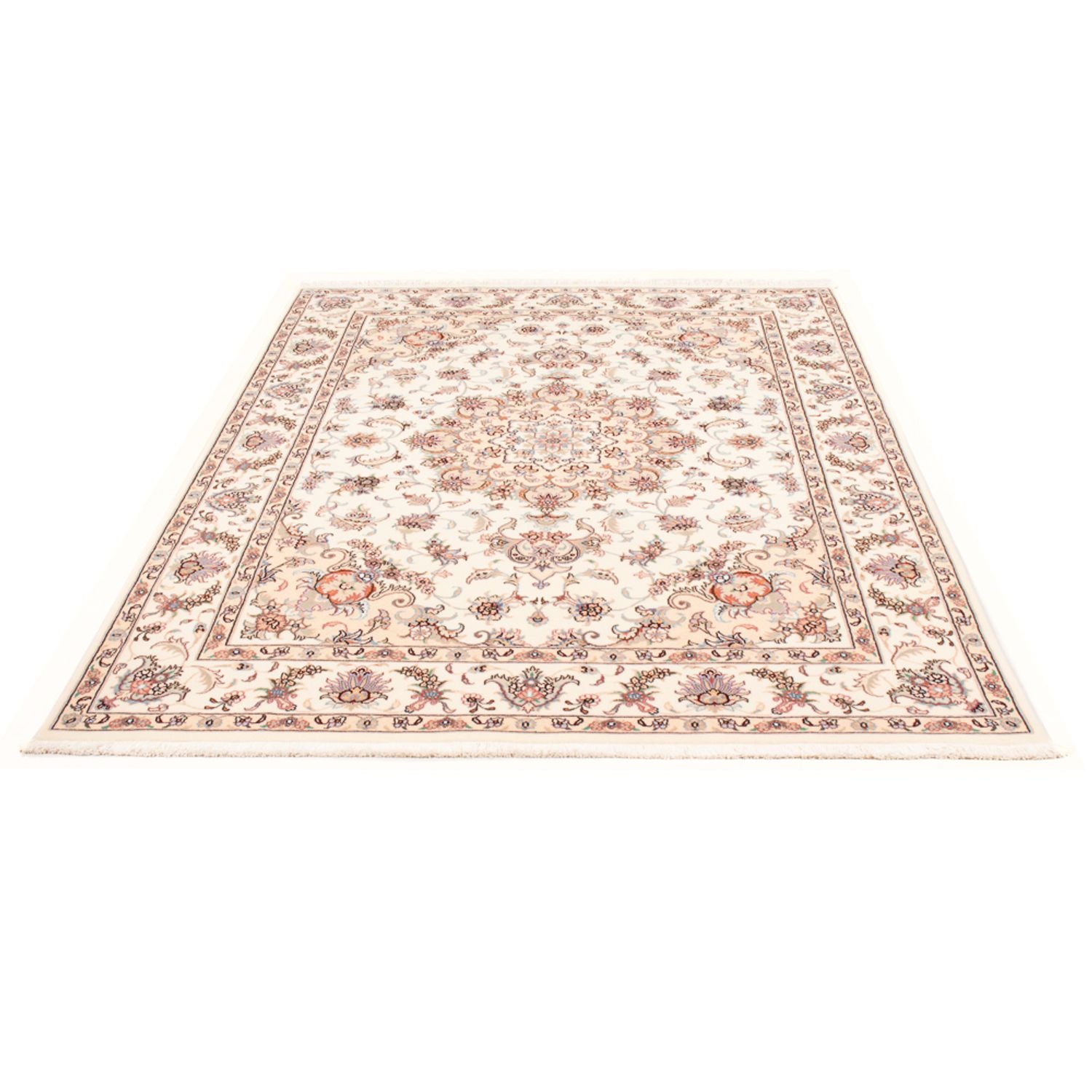 Tapis persan - Tabriz - Royal - 203 x 148 cm - crème