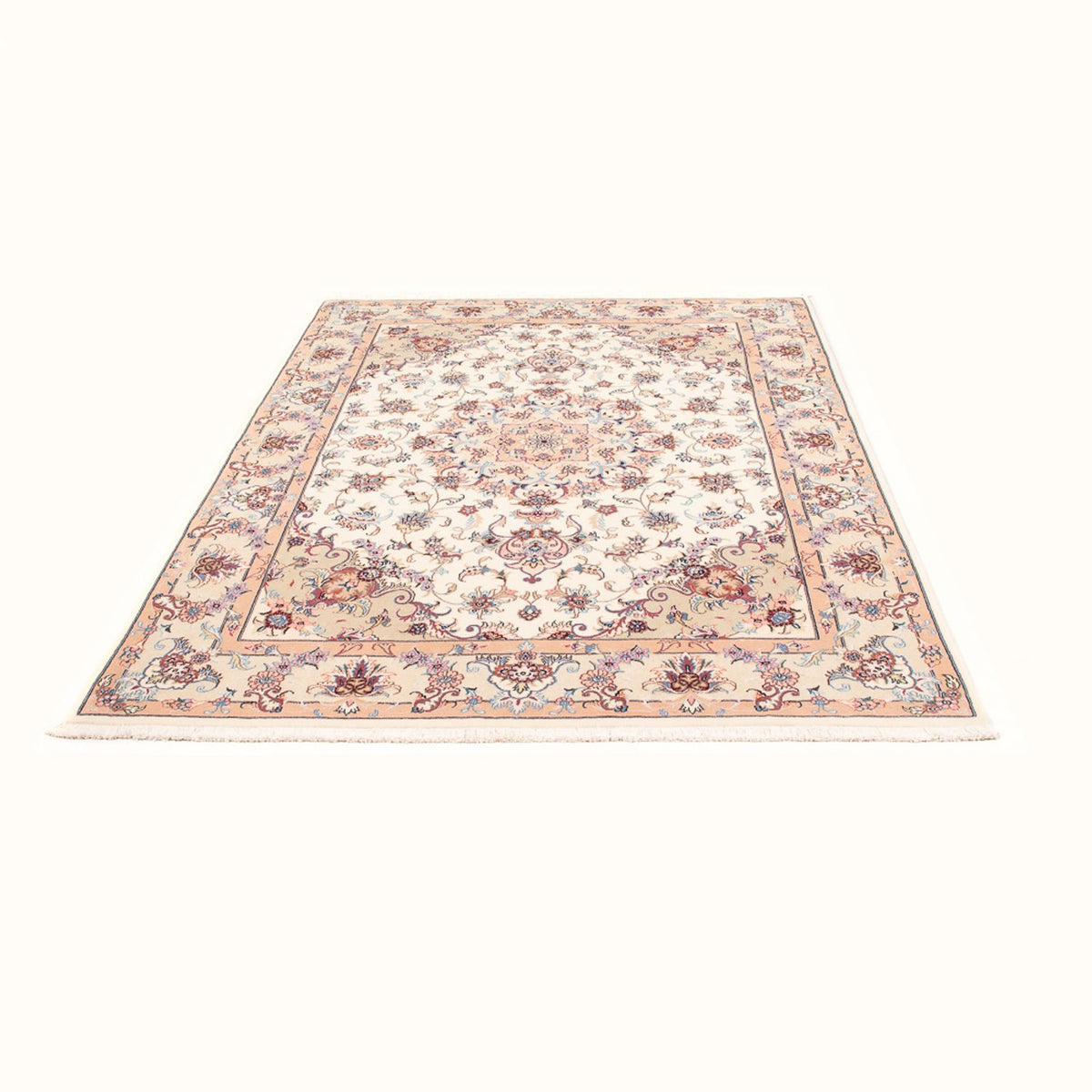 Tapis persan - Tabriz - Royal - 200 x 147 cm - crème