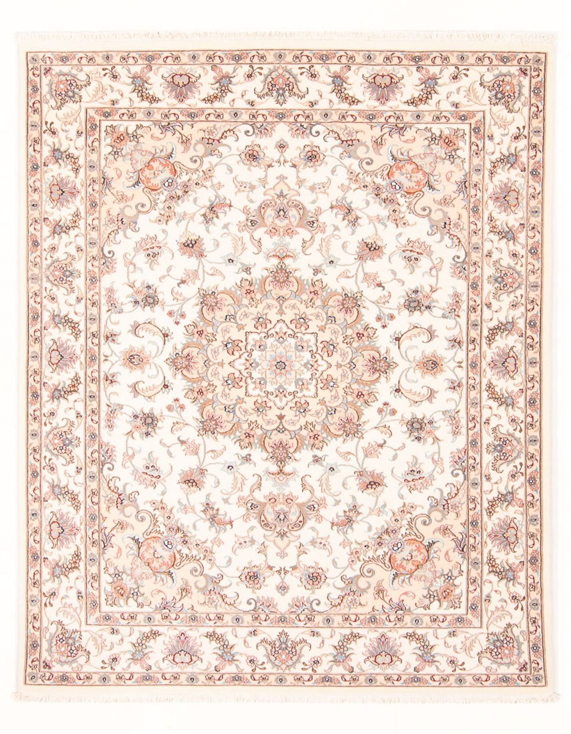Tapis persan - Tabriz - Royal - 197 x 152 cm - crème