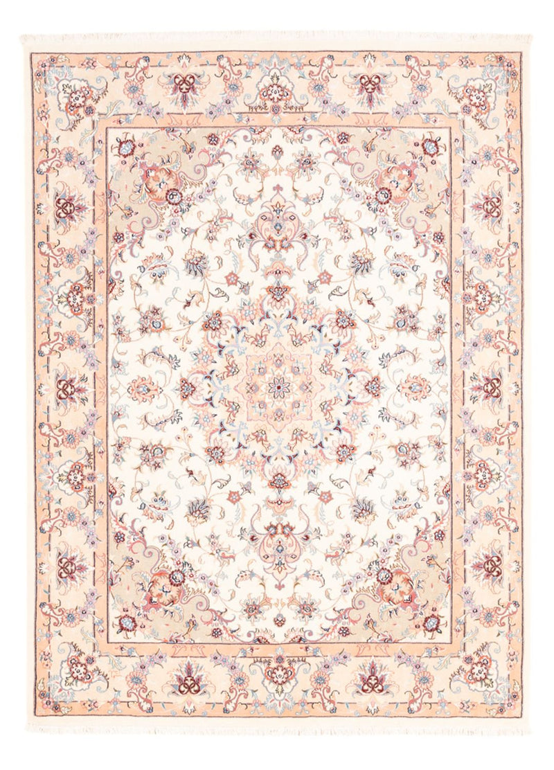 Tapis persan - Tabriz - 202 x 150 cm - crème