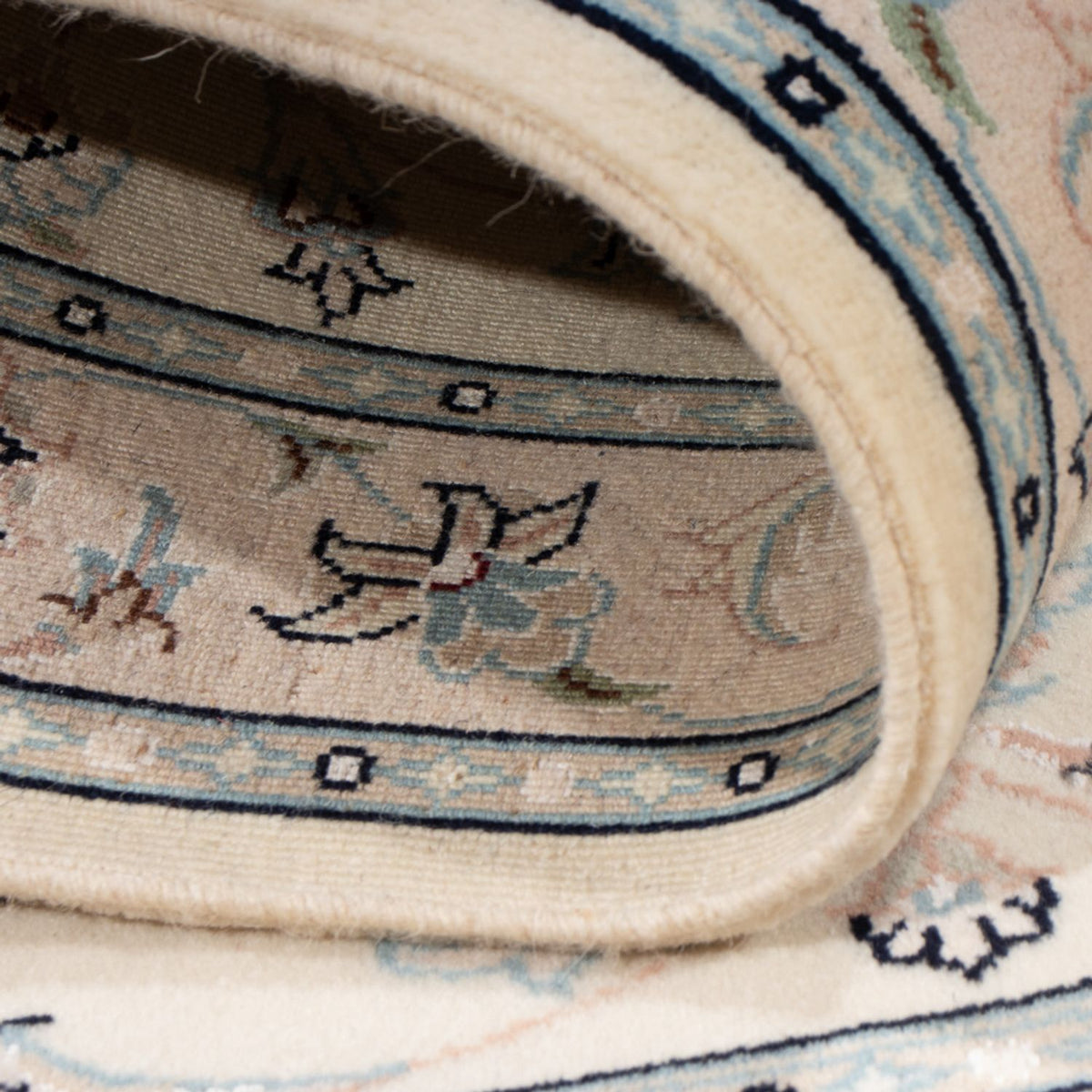 Tapis persan - Nain - Premium - 108 x 80 cm - crème