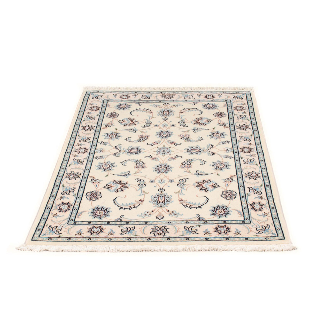 Tapis persan - Nain - Premium - 108 x 80 cm - crème