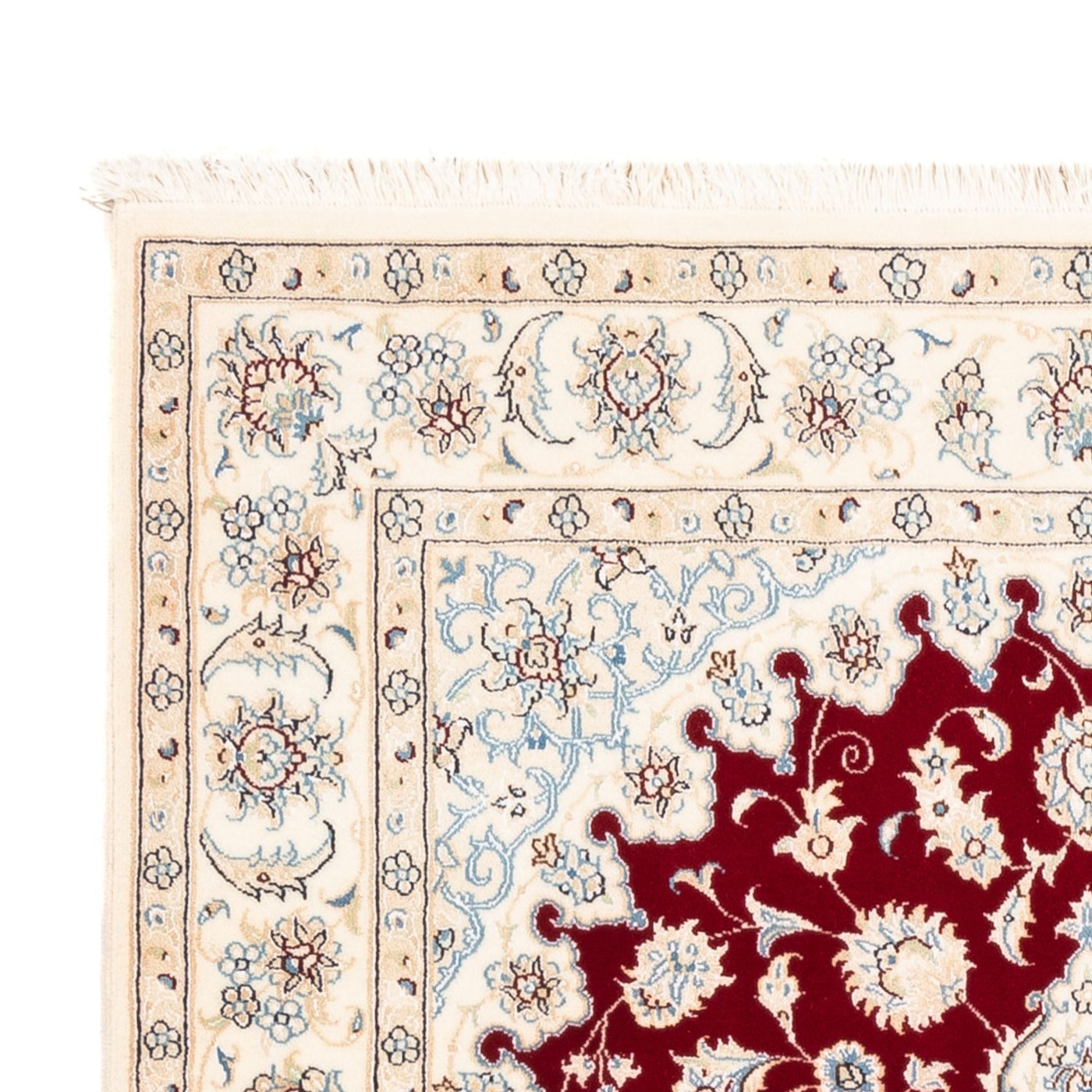 Tapis persan - Nain - Premium - 176 x 119 cm - rouge