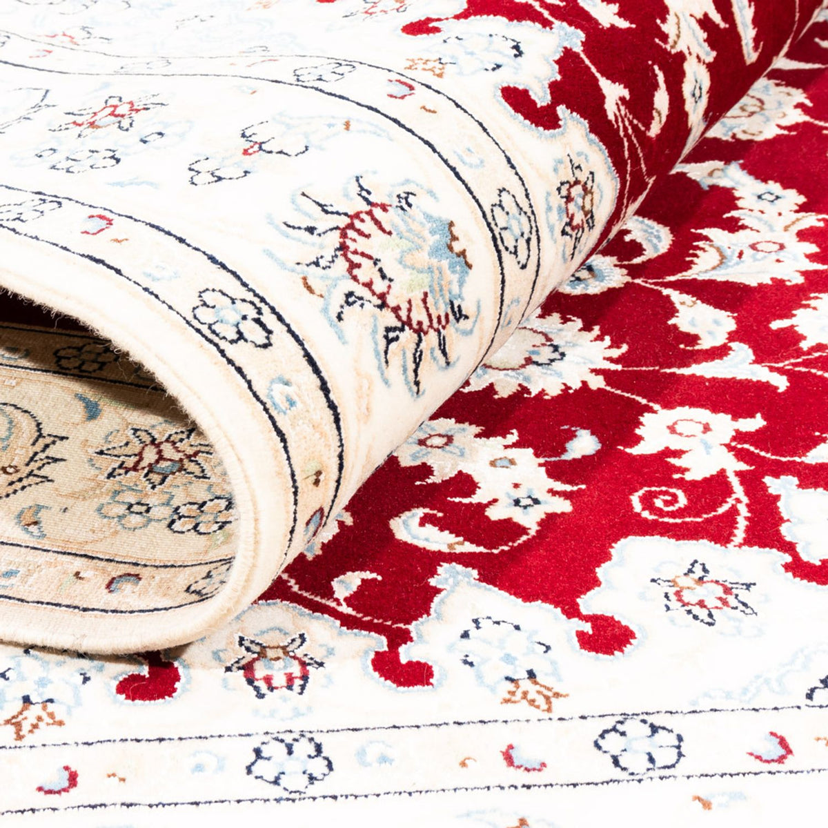 Tapis persan - Nain - Premium - 176 x 119 cm - rouge