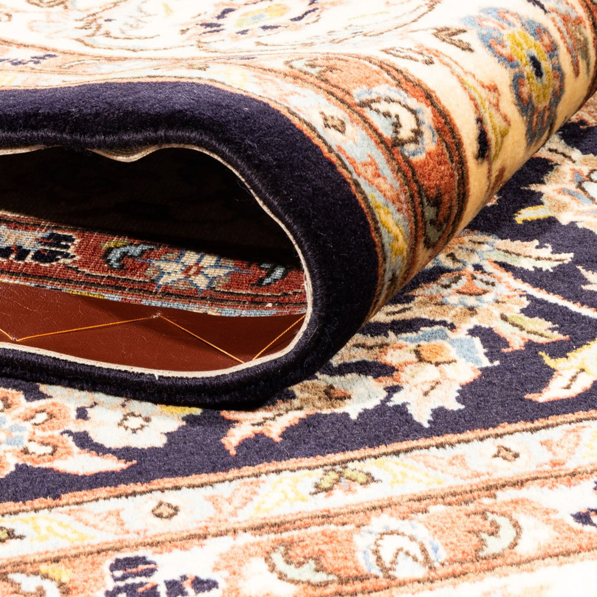 Tapis persan - Classique carré  - 217 x 196 cm - beige foncé