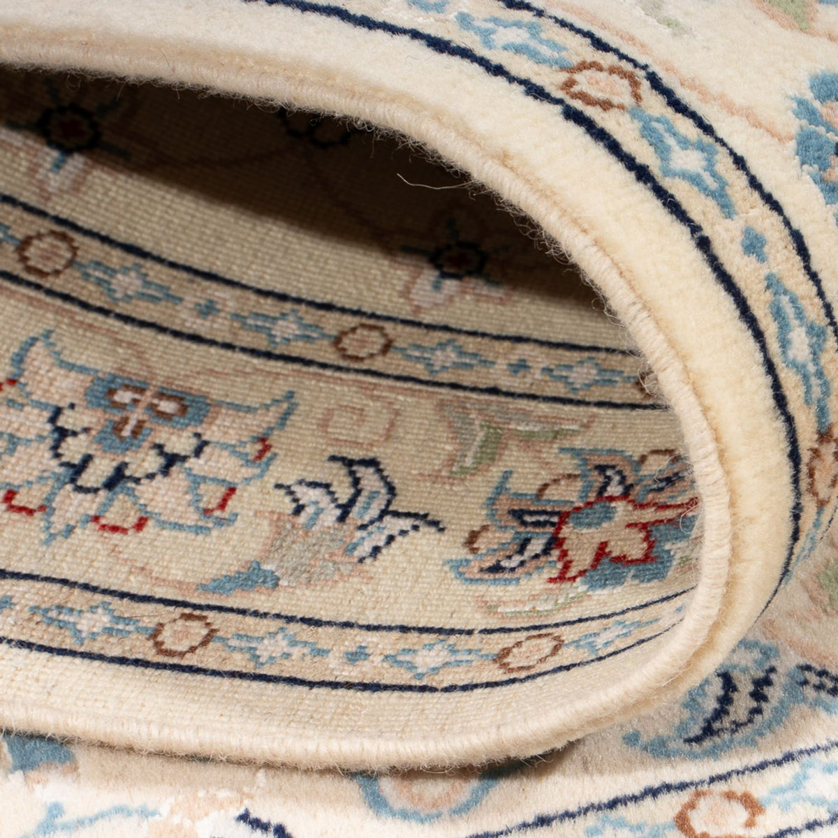 Tapis persan - Nain - Premium - 119 x 81 cm - crème