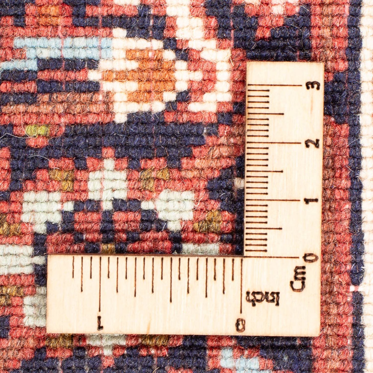 Tapis de couloir Tapis persan - Bidjar - 397 x 85 cm - crème