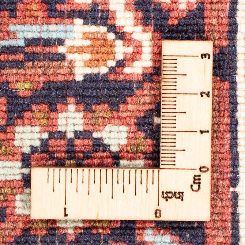 Tapis de couloir Tapis persan - Bidjar - 397 x 85 cm - crème