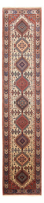 Tapis de couloir Tapis persan - Nomadic - 398 x 82 cm - crème