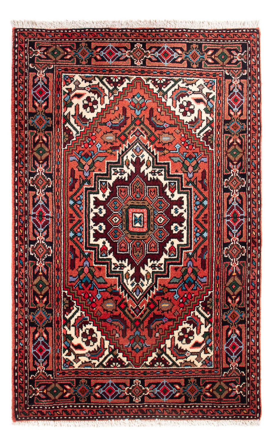 Tapis persan - Nomadic - 86 x 53 cm - rouge