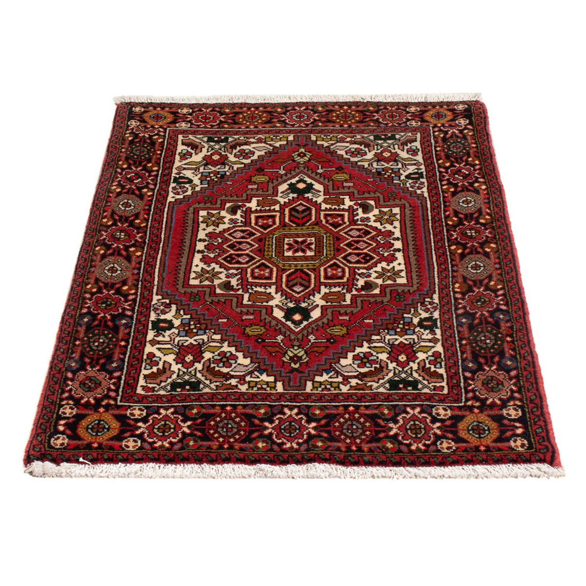 Tapis persan - Nomadic - 90 x 61 cm - rouge