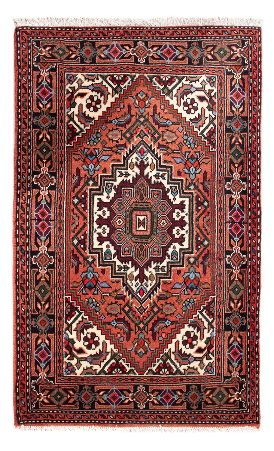 Tapis persan - Nomadic - 88 x 55 cm - rouge