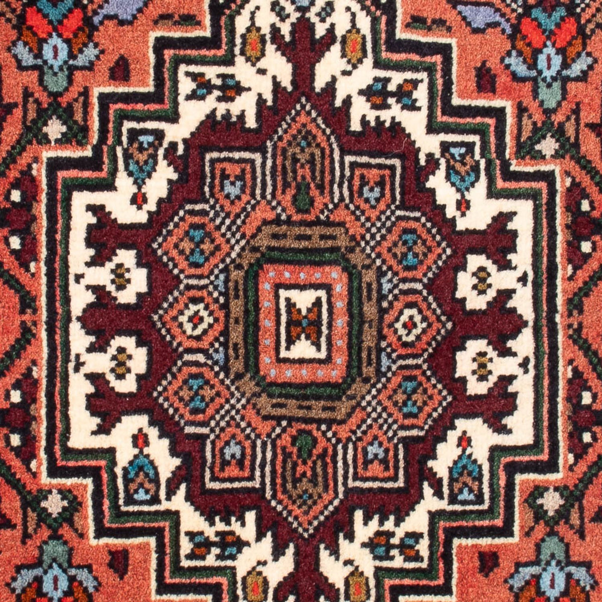 Tapis persan - Nomadic - 88 x 55 cm - rouge