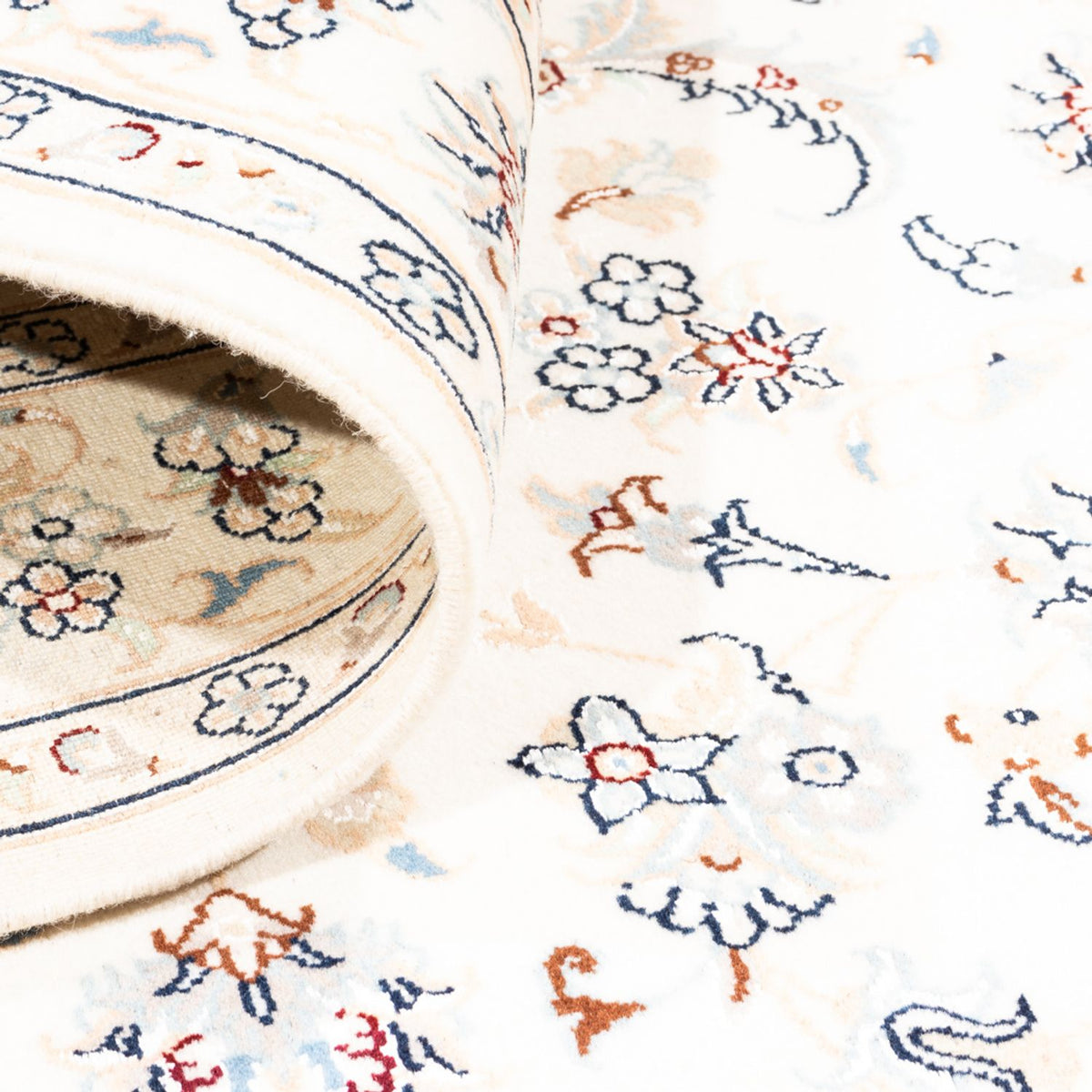 Tapis persan - Nain - Premium - 174 x 120 cm - crème