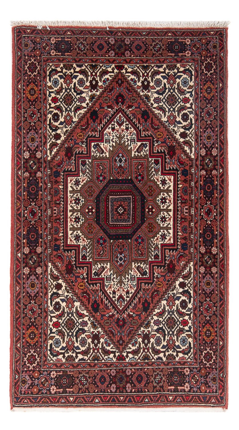 Tapis persan - Nomadic - 126 x 84 cm - rouge foncé