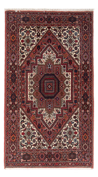 Tapis persan - Nomadic - 126 x 84 cm - rouge foncé