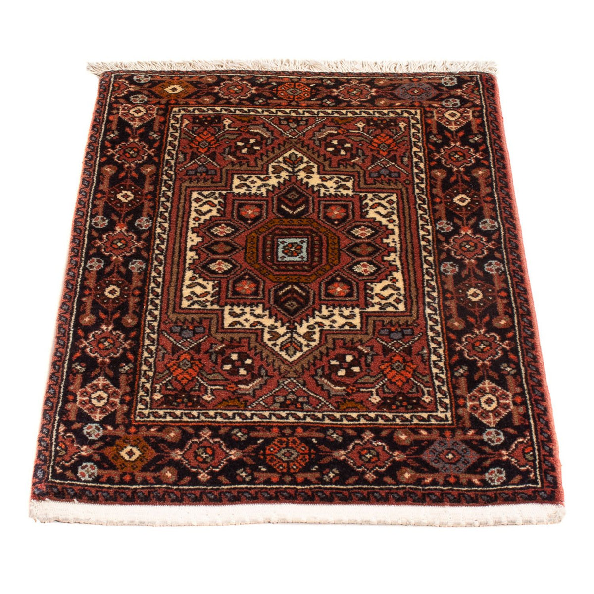 Tapis persan - Nomadic - 60 x 40 cm - rouge