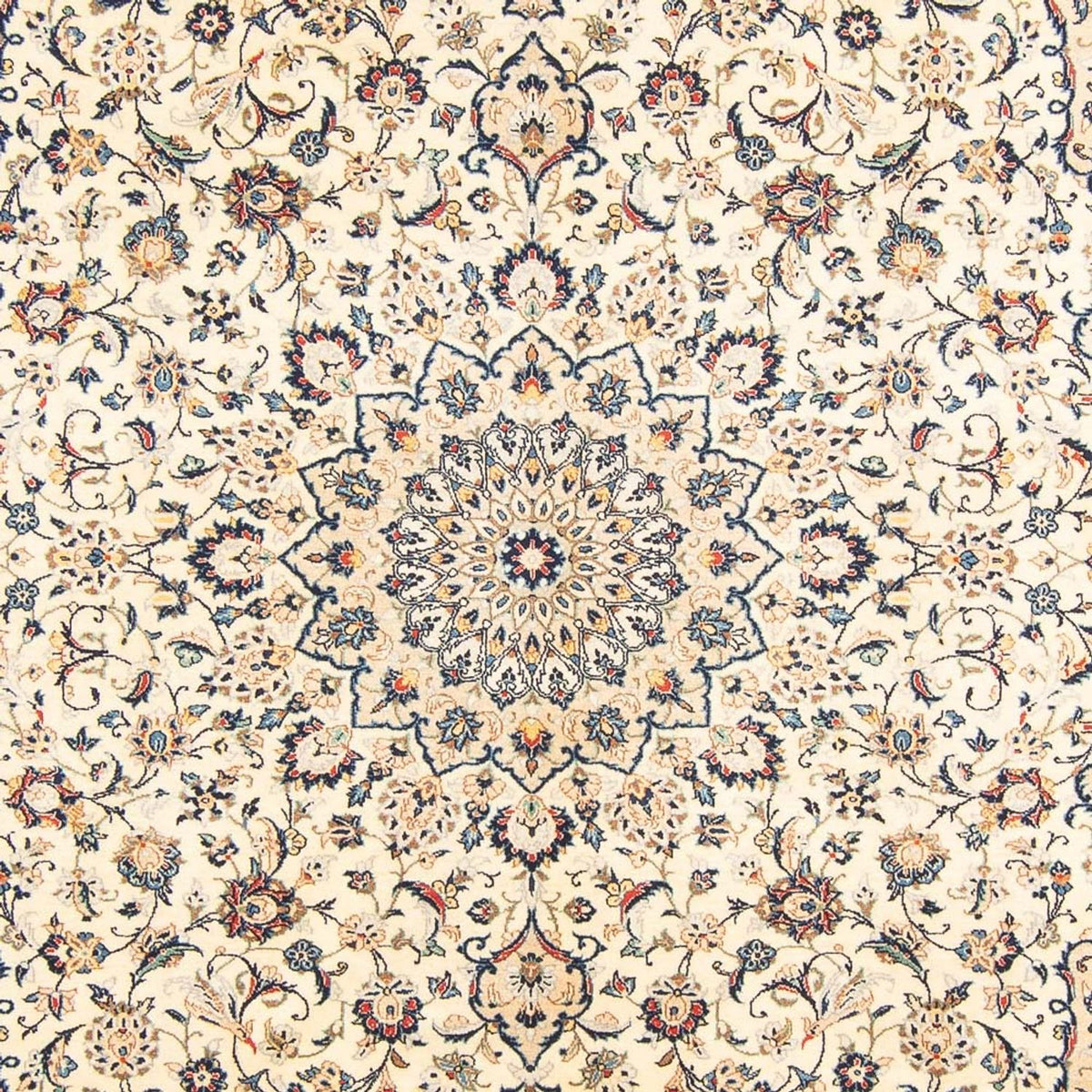 Tapis persan - Keshan - 299 x 212 cm - crème