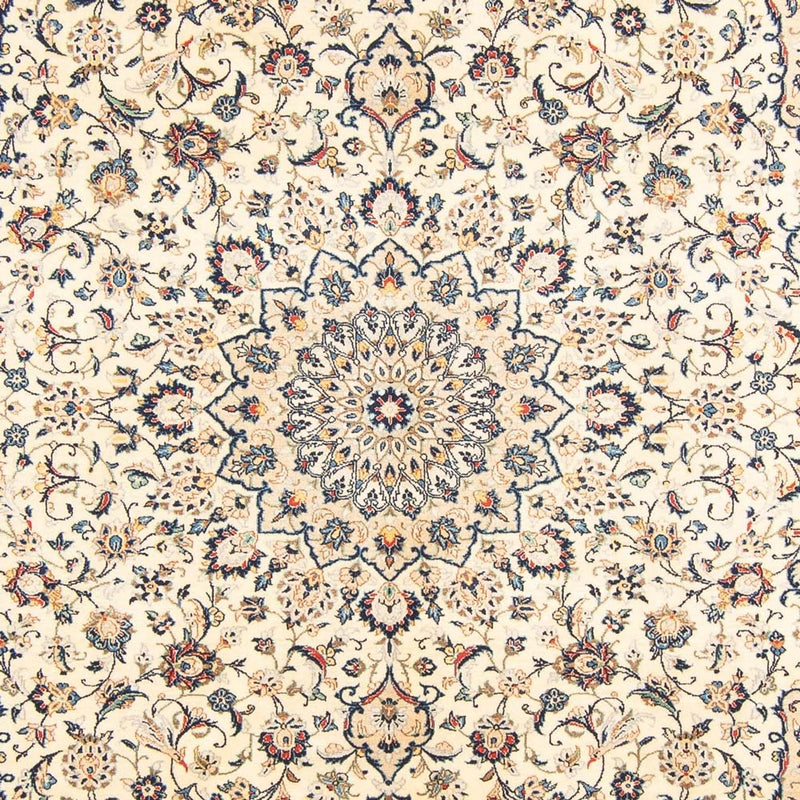 Tapis persan - Keshan - 299 x 212 cm - crème