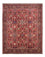 Tapis persan - Bidjar - 246 x 197 cm - rouge bordeaux