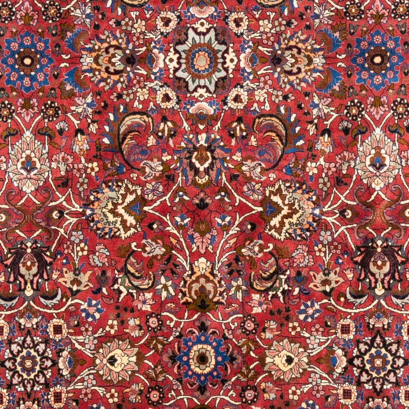 Tapis persan - Bidjar - 246 x 197 cm - rouge bordeaux