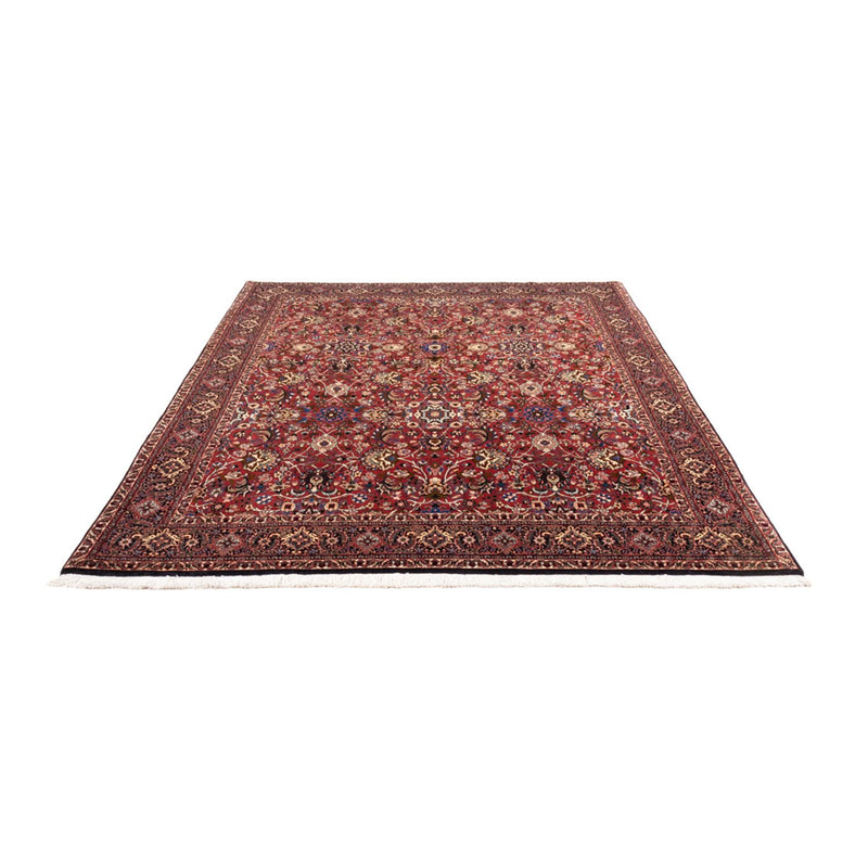 Tapis persan - Bidjar - 246 x 197 cm - rouge bordeaux