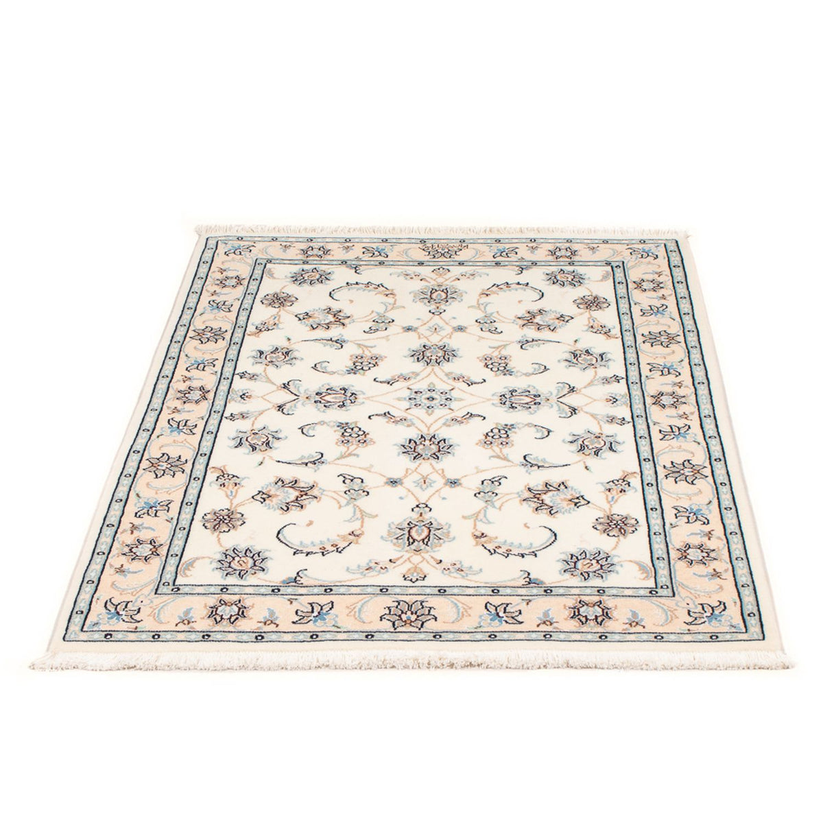 Tapis persan - Nain - Premium - 119 x 81 cm - crème