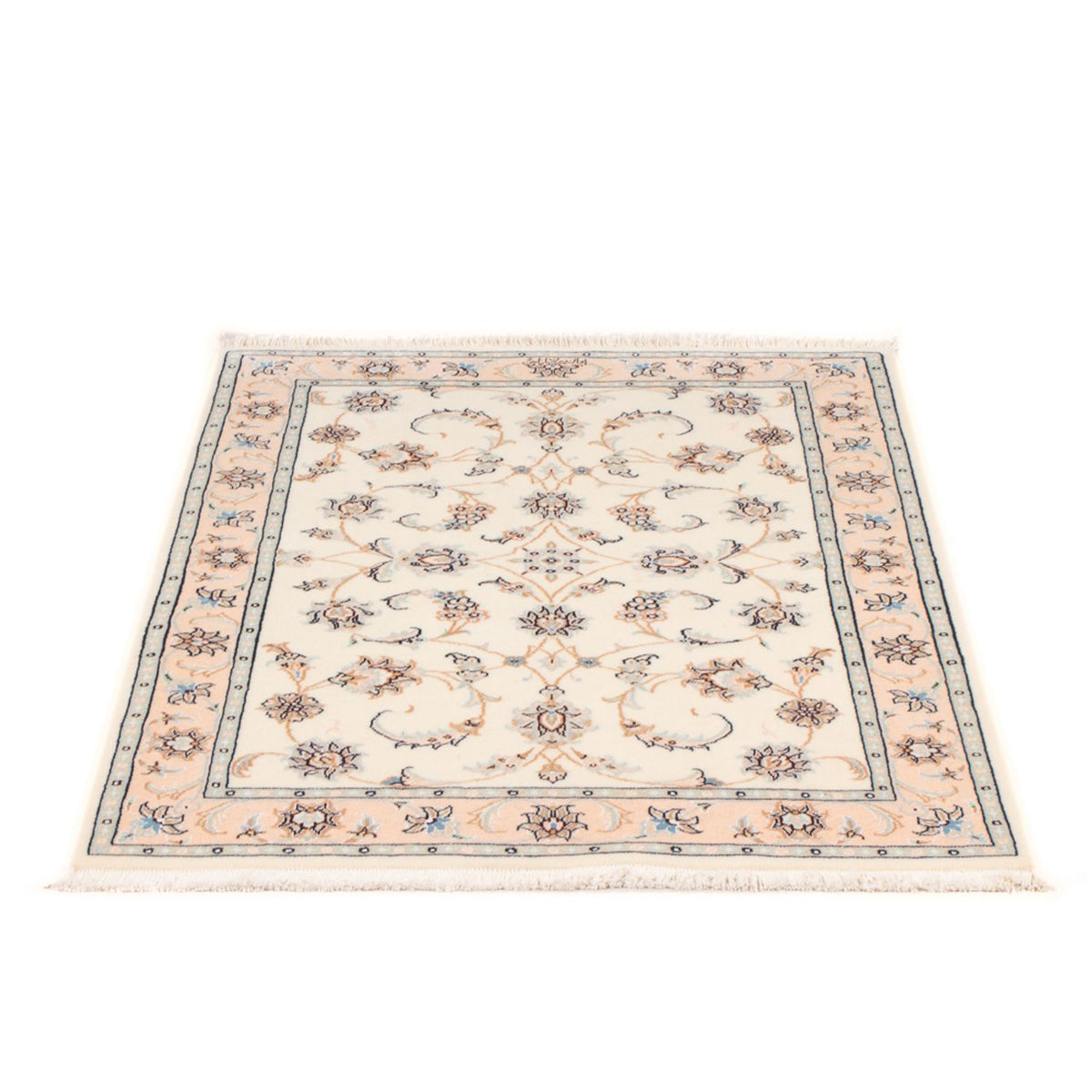 Tapis persan - Nain - Premium - 118 x 80 cm - crème