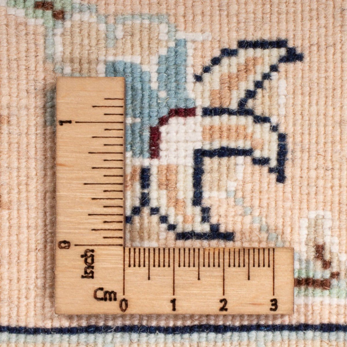 Tapis persan - Nain - Premium - 118 x 80 cm - crème