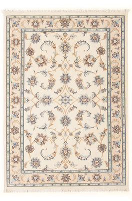Tapis persan - Nain - Premium - 122 x 82 cm - crème