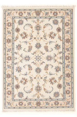Tapis persan - Nain - Premium - 122 x 82 cm - crème