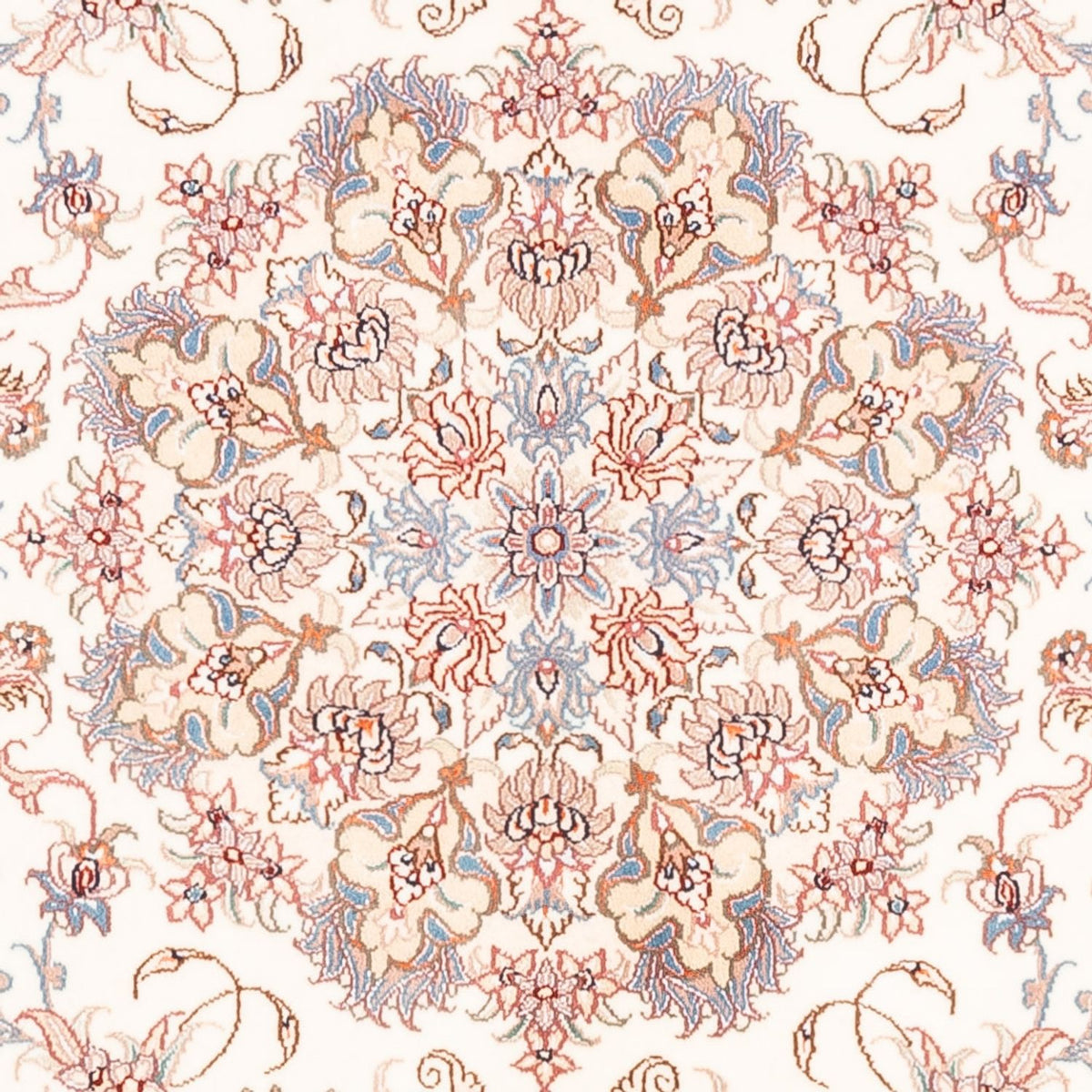 Tapis persan - Tabriz - 201 x 148 cm - crème