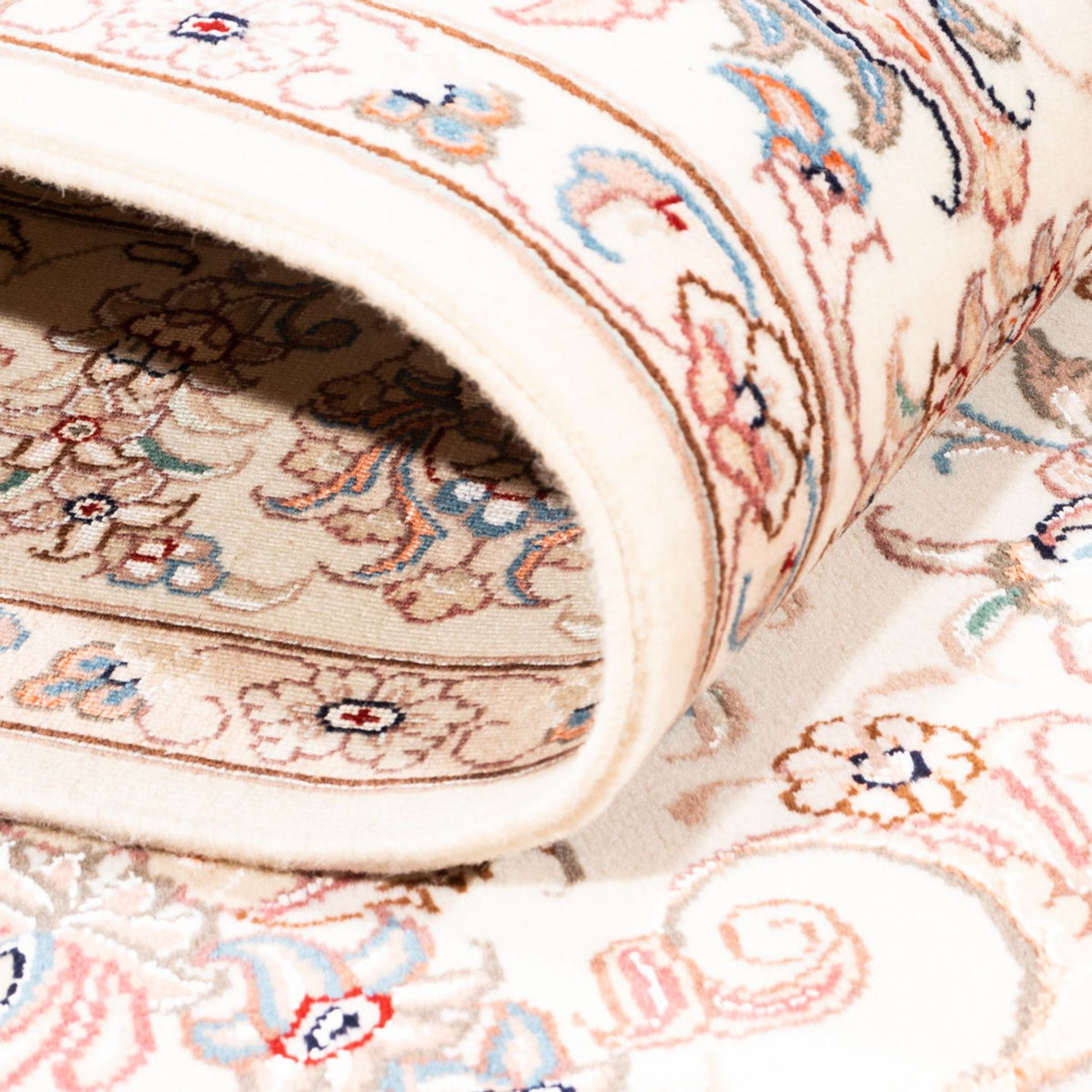 Tapis persan - Tabriz - 201 x 148 cm - crème