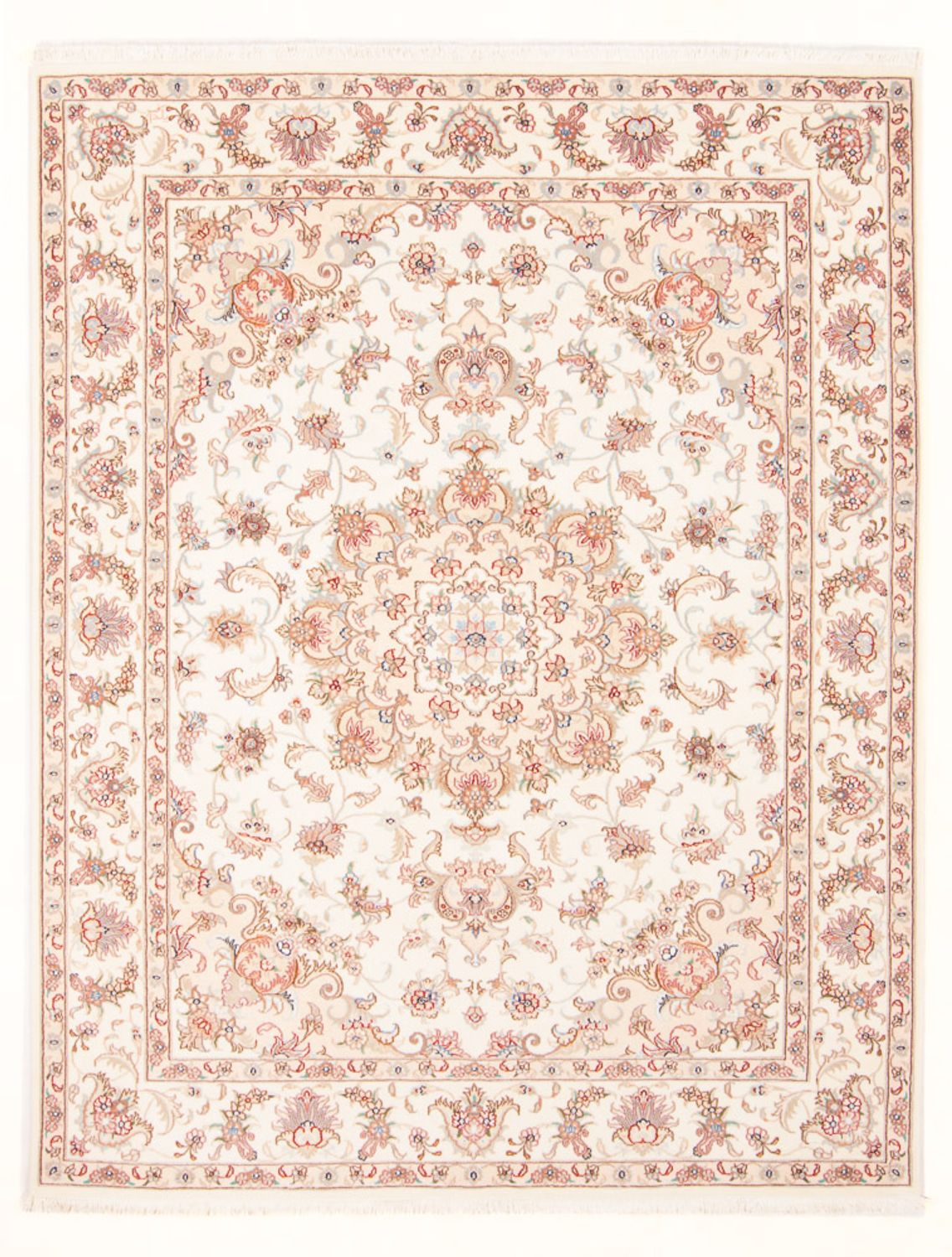 Tapis persan - Tabriz - Royal - 200 x 149 cm - crème