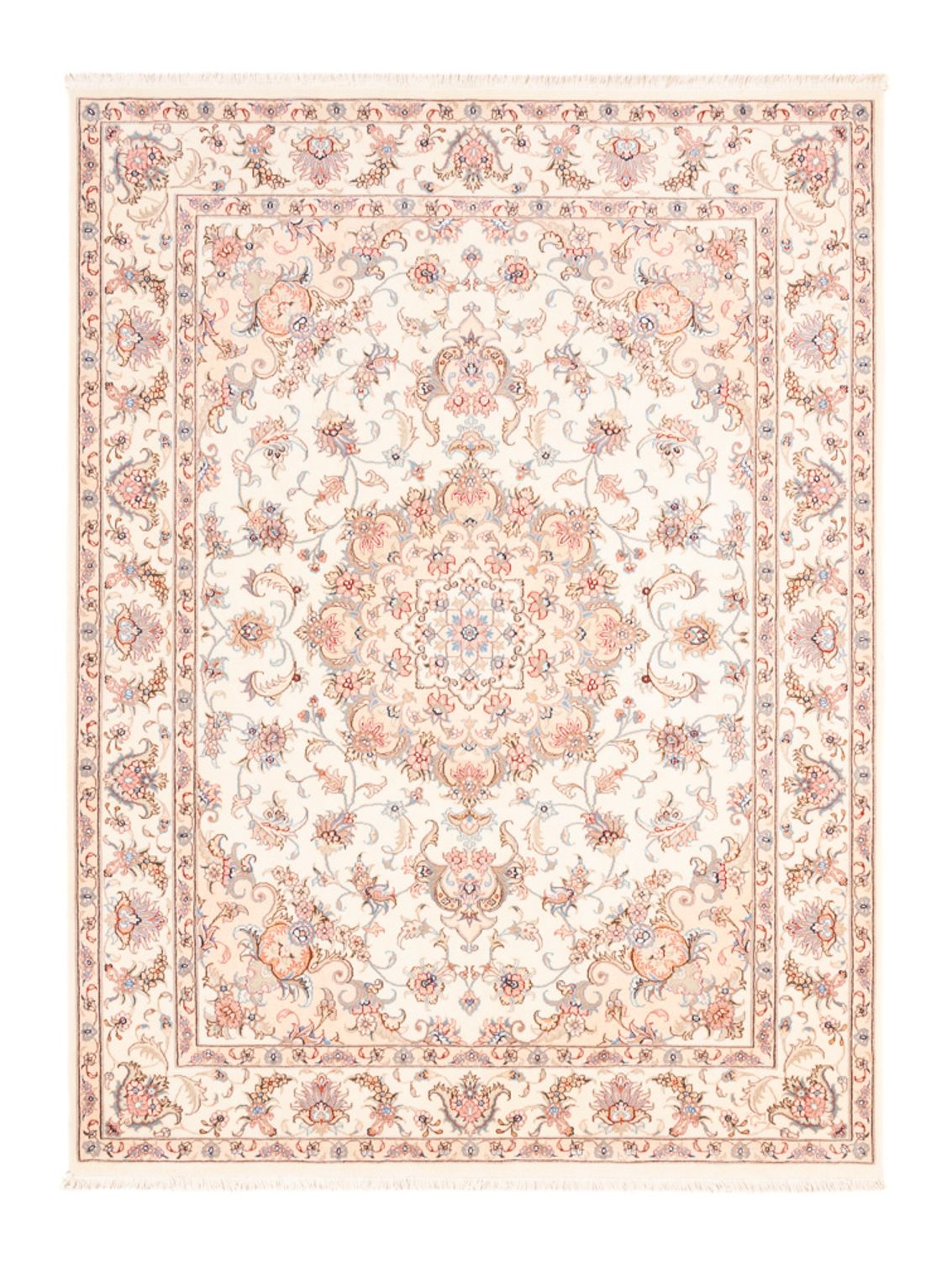 Tapis persan - Tabriz - 198 x 149 cm - crème