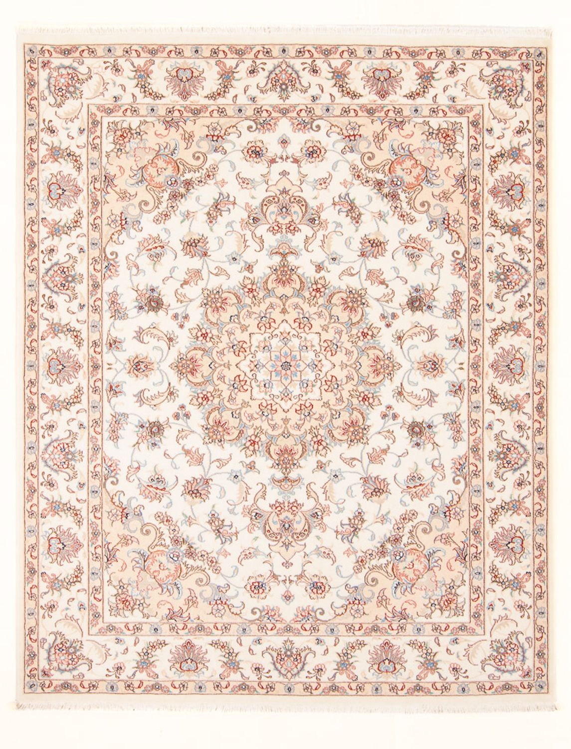 Tapis persan - Tabriz - Royal - 198 x 150 cm - crème