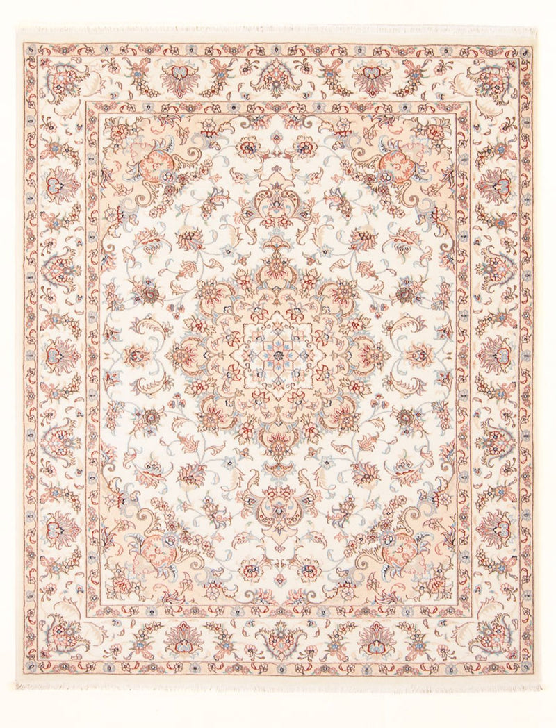 Tapis persan - Tabriz - Royal - 198 x 150 cm - crème