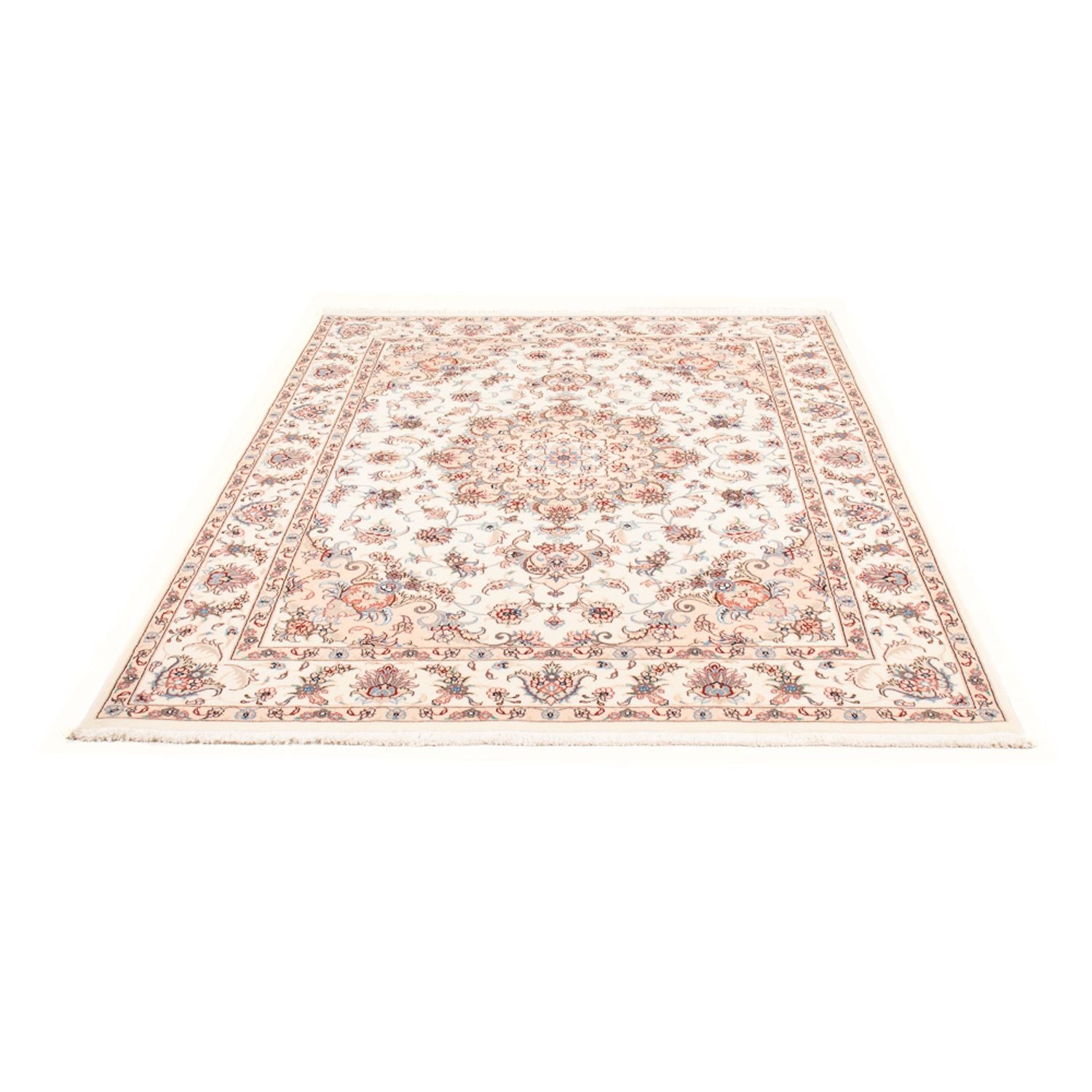 Tapis persan - Tabriz - Royal - 198 x 150 cm - crème