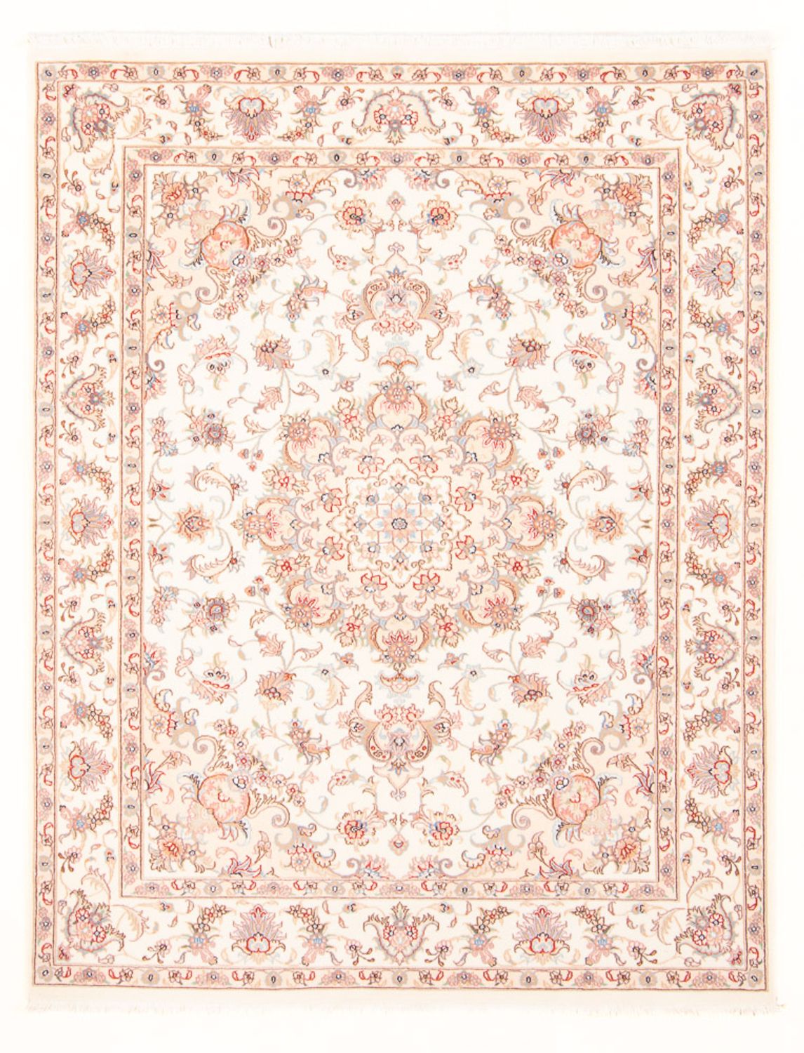 Tapis persan - Tabriz - Royal - 194 x 148 cm - crème
