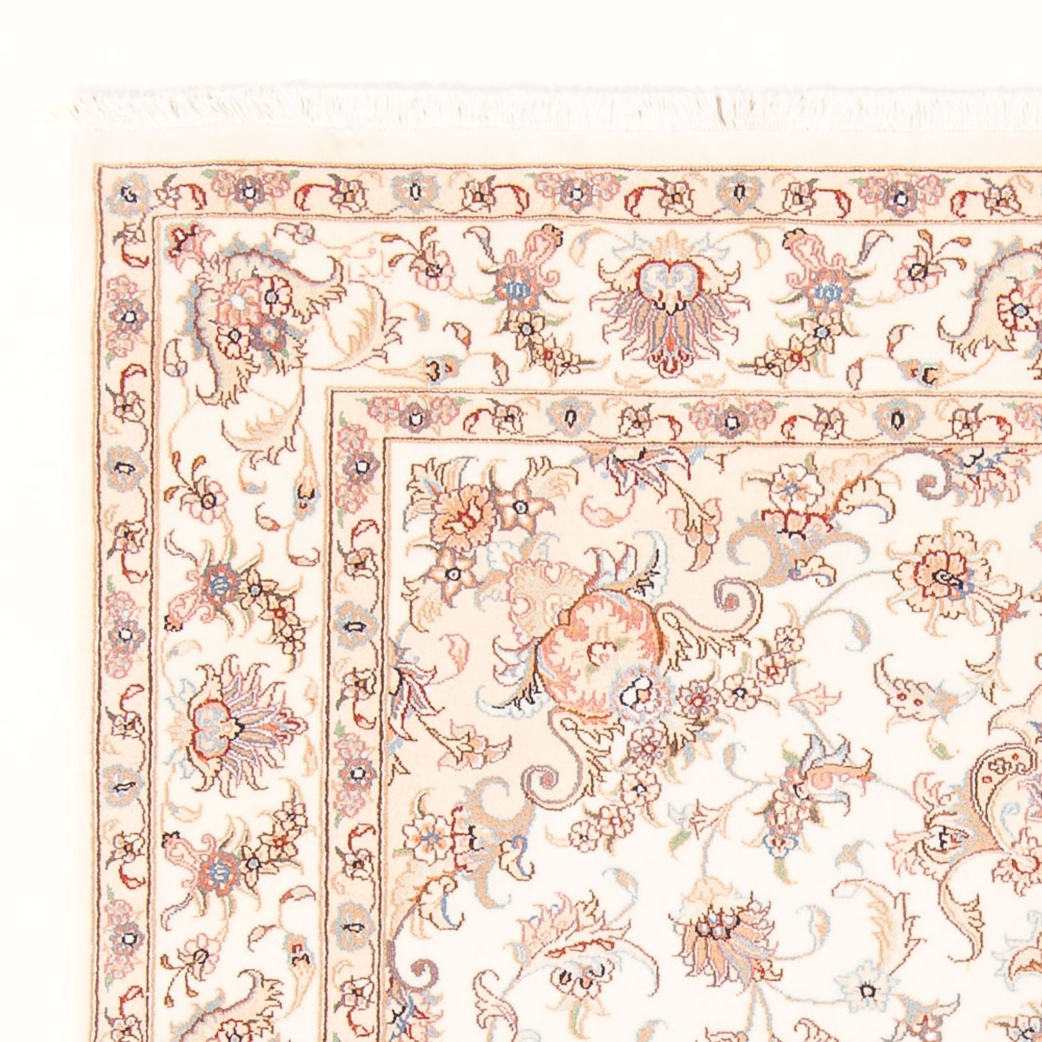 Tapis persan - Tabriz - Royal - 194 x 148 cm - crème