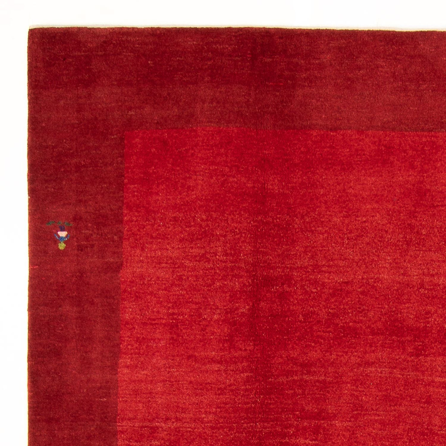 Tapis Gabbeh - Persan - 297 x 223 cm - rouge