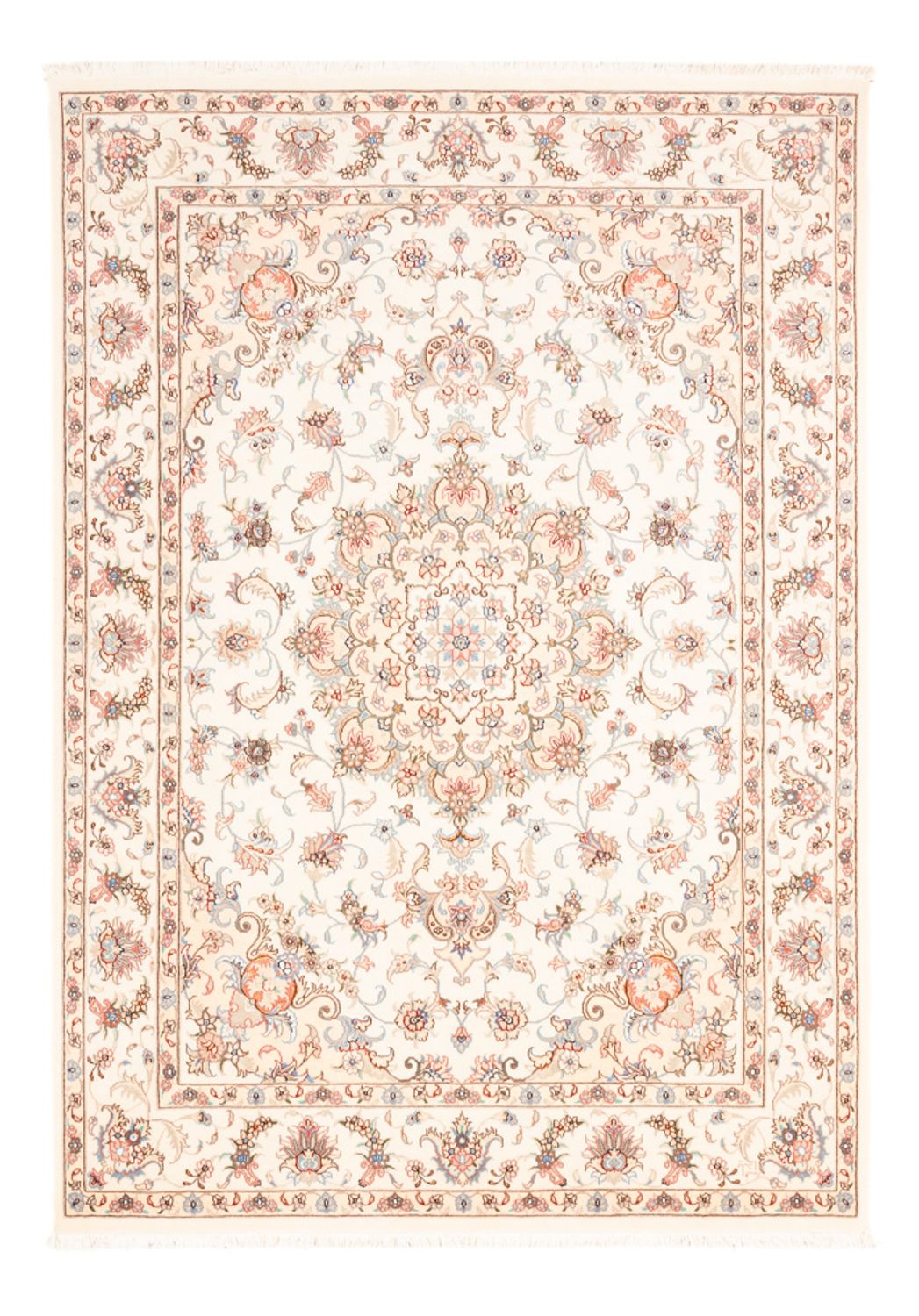 Tapis persan - Tabriz - 203 x 148 cm - crème