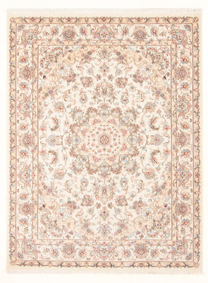 Tapis persan - Tabriz - Royal - 203 x 150 cm - crème